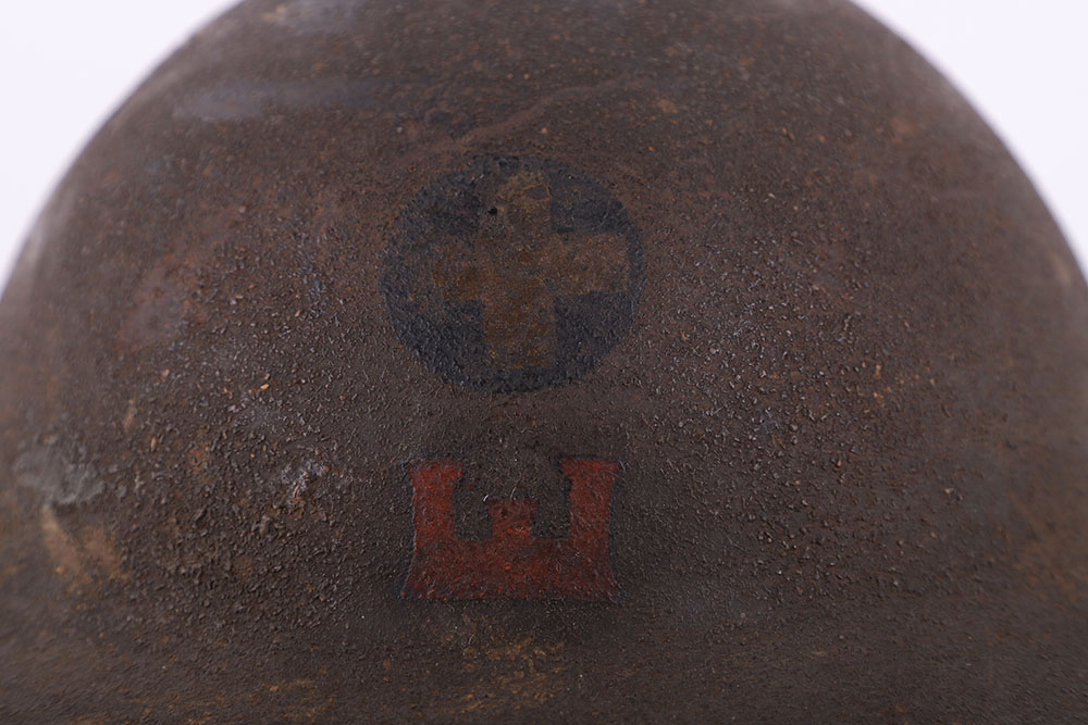 WW1 American 33rd Infantry Division Engineers Steel Helmet Grouping - Bild 8 aus 14