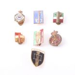 7x WW2 Italian Fascist Badges