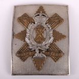 Post 1902 The Royal Highlanders The Black Watch Volunteer Officers Shoulder Belt Plate