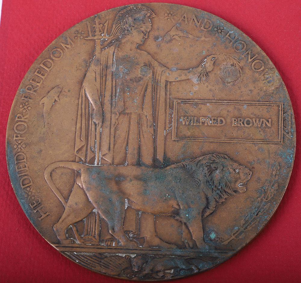 WW1 Bronze Memorial Plaque John Howard Rostance - Bild 2 aus 4