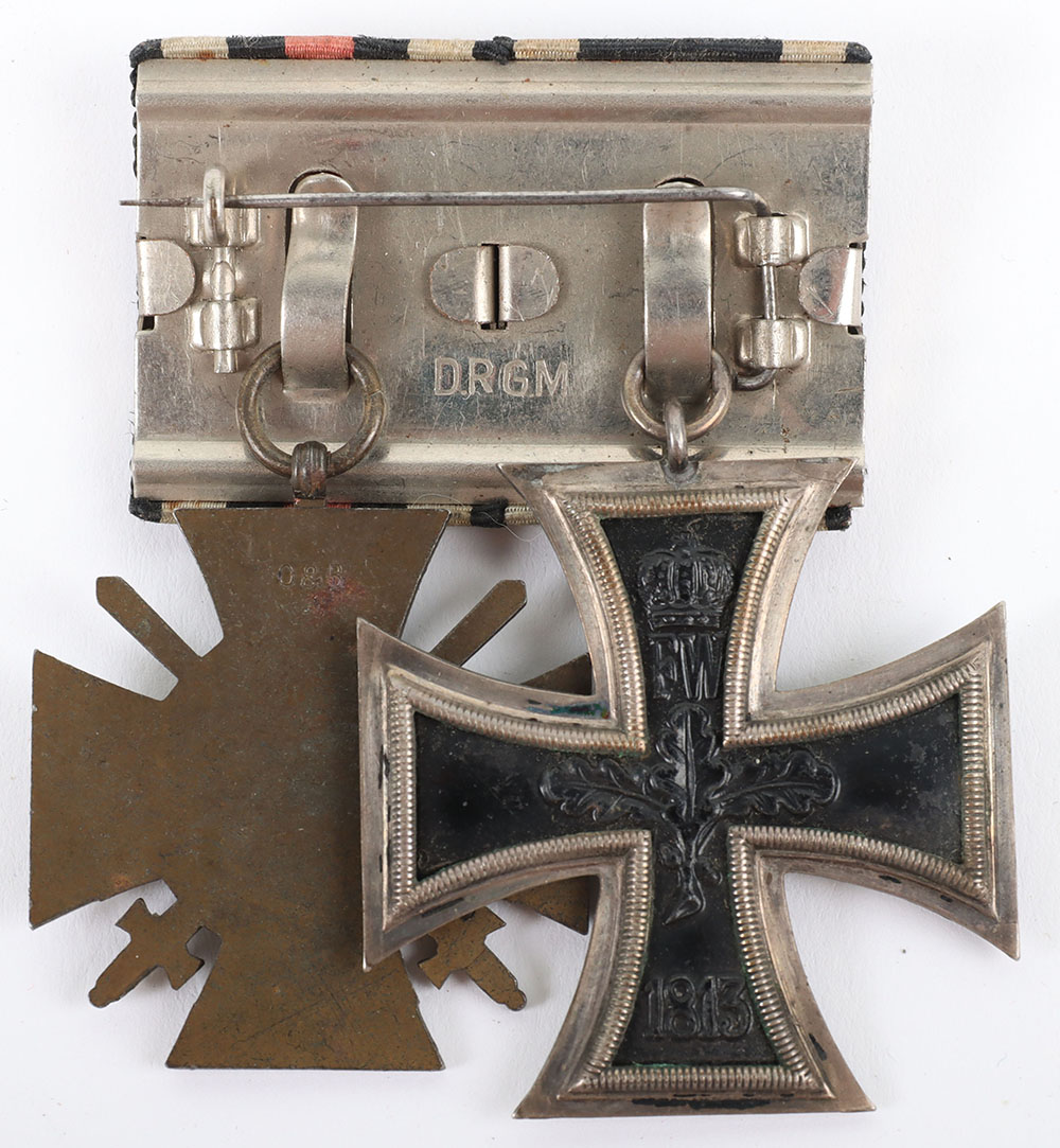 WW1 German Iron Cross 1914 Medal Pair - Image 2 of 2