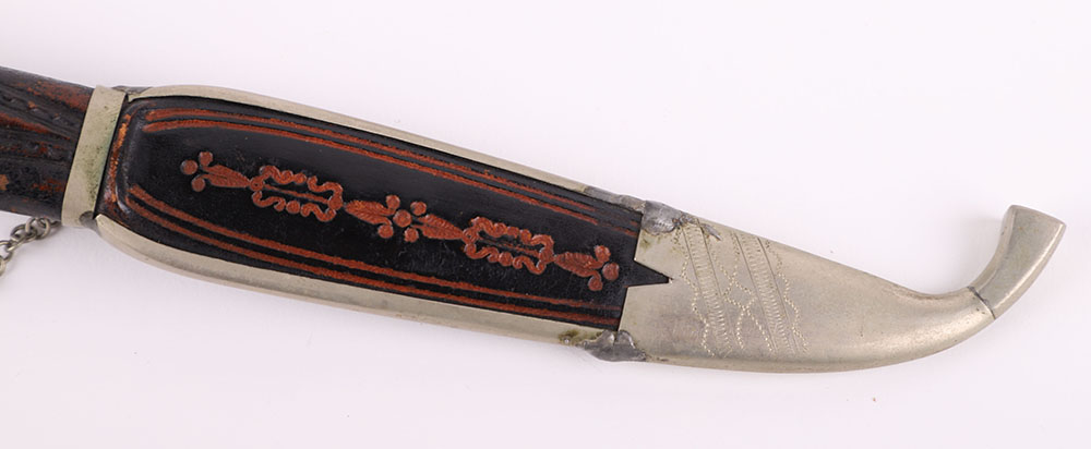 Finnish Puukko Knife Belonging to a German Army Doctor Hans Schurig - Image 12 of 12