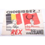 Belgium Rexist Election Poster
