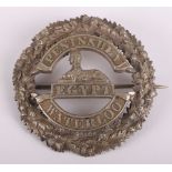 Victorian Cameron Highlanders Plaid Brooch