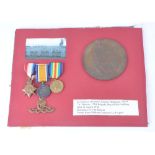 WW1 British Casualty 1914-15 Star Trio and Plaque Royal Artillery