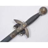 WW2 German Luftwaffe Officers Deluxe Pattern Sword with Damascus Blade