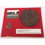 WW1 Bronze Memorial Plaque Harry Newton