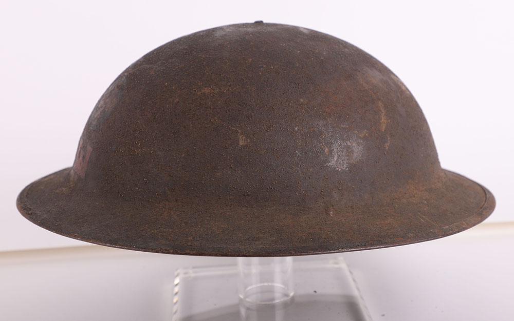 WW1 American 33rd Infantry Division Engineers Steel Helmet Grouping - Bild 9 aus 14