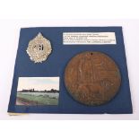 WW1 Bronze Memorial Plaque John Eadie