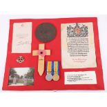 WW1 British Memorial Plaque John William Morgan Middlesex Regiment