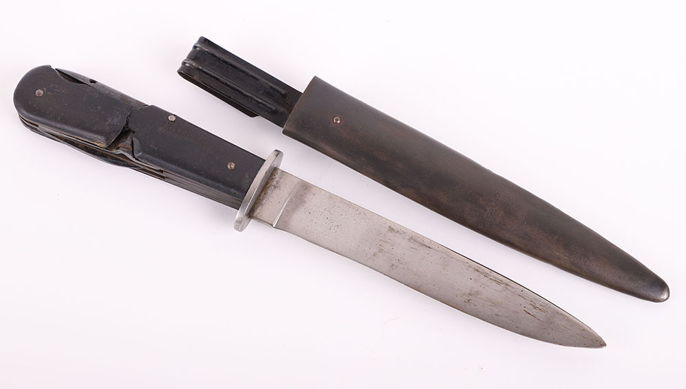 Scarce WW2 German Multitool Fighting Knife - Image 2 of 11