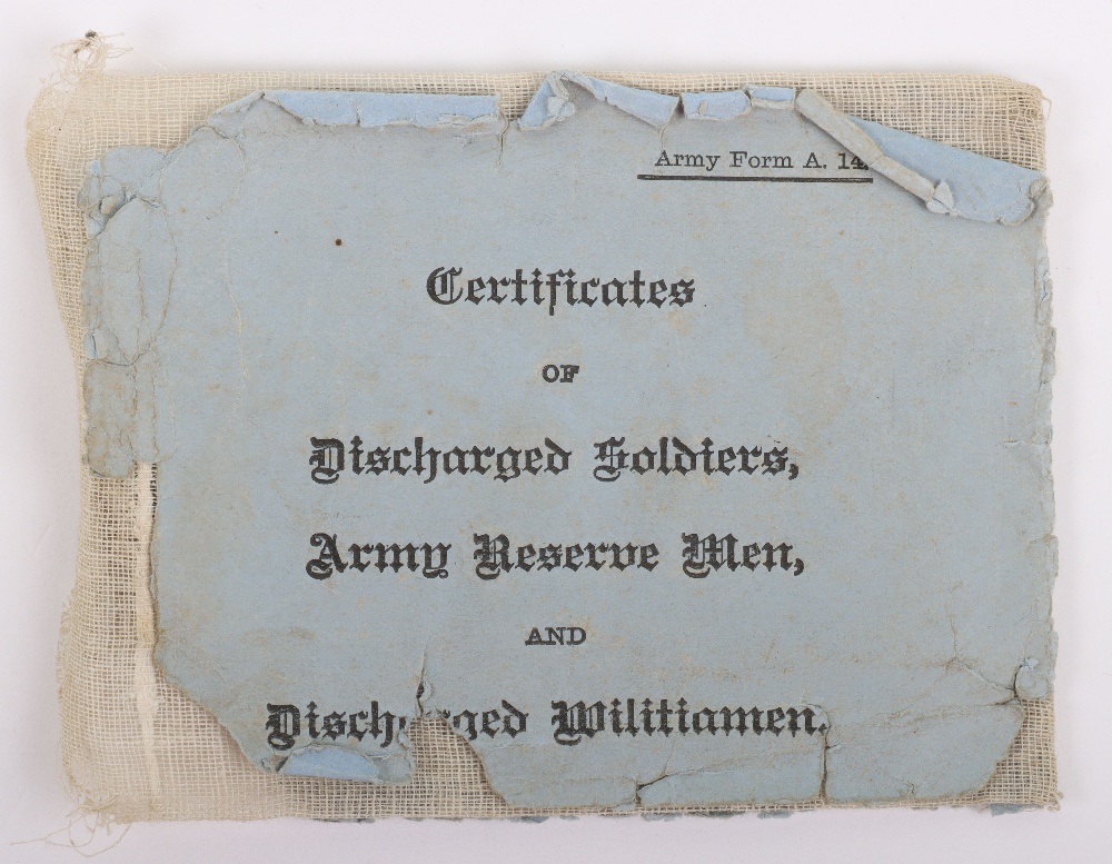 Original Parchment Certificate of Character on Discharge 2756 Pte Charles William Phillips 1st Batta - Image 3 of 3