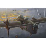 Maurice Gardiner Oil Painting “Air Battle of the Ruhr”