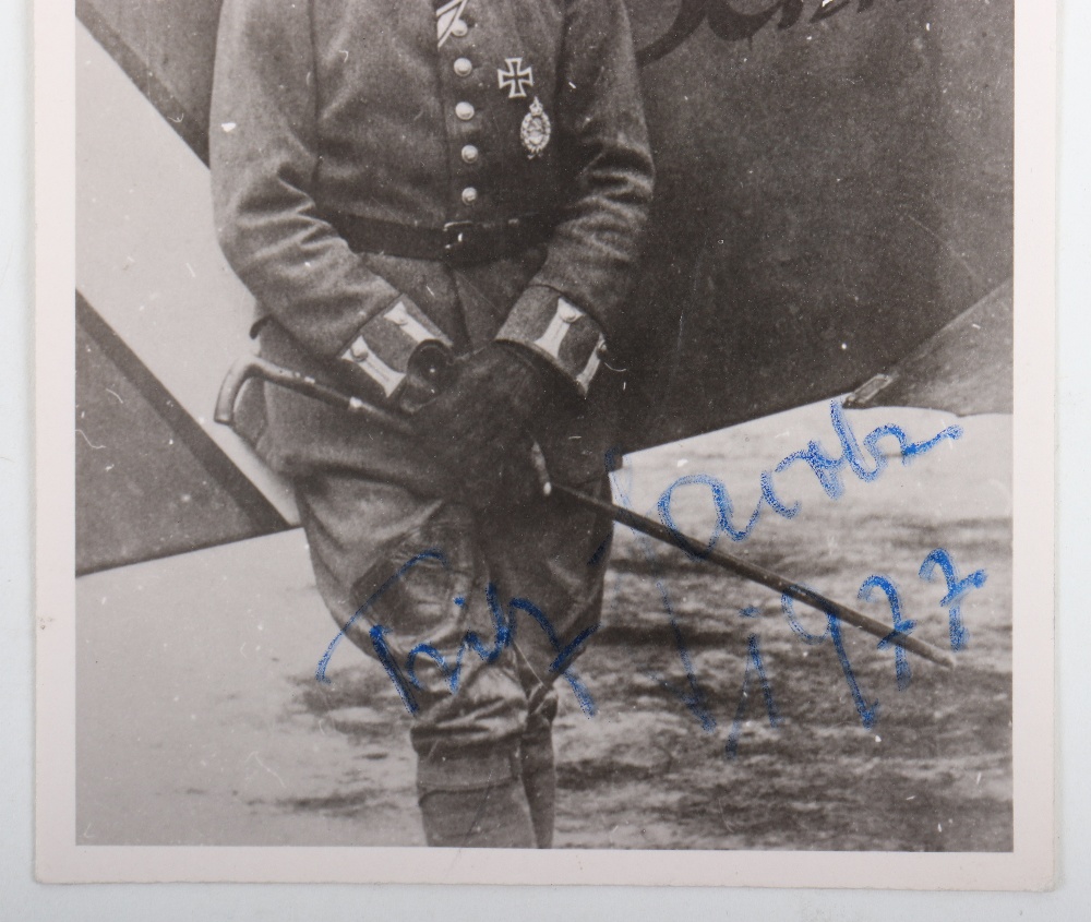 Original Signed Photograph of Vizefeldwebel Fritz John Jacobson - Image 3 of 4