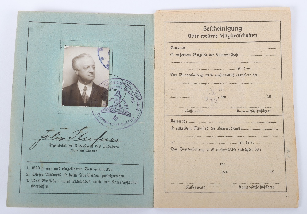 WW2 German Award Documents etc - Image 7 of 10
