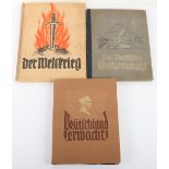 3x WW2 German Card Collecting Books