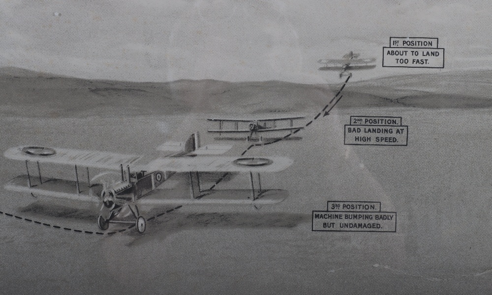 Royal Flying Corps / Royal Air Force Instruction Poster for Pilots - Image 5 of 5