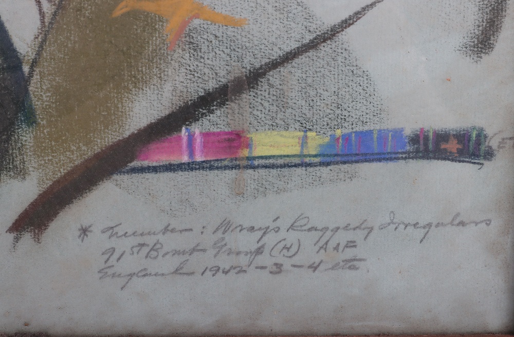Important Archive & Pastel Portrait to Captain Robert P Hare USAAF Who Became Commanding Officer HQ - Image 4 of 17