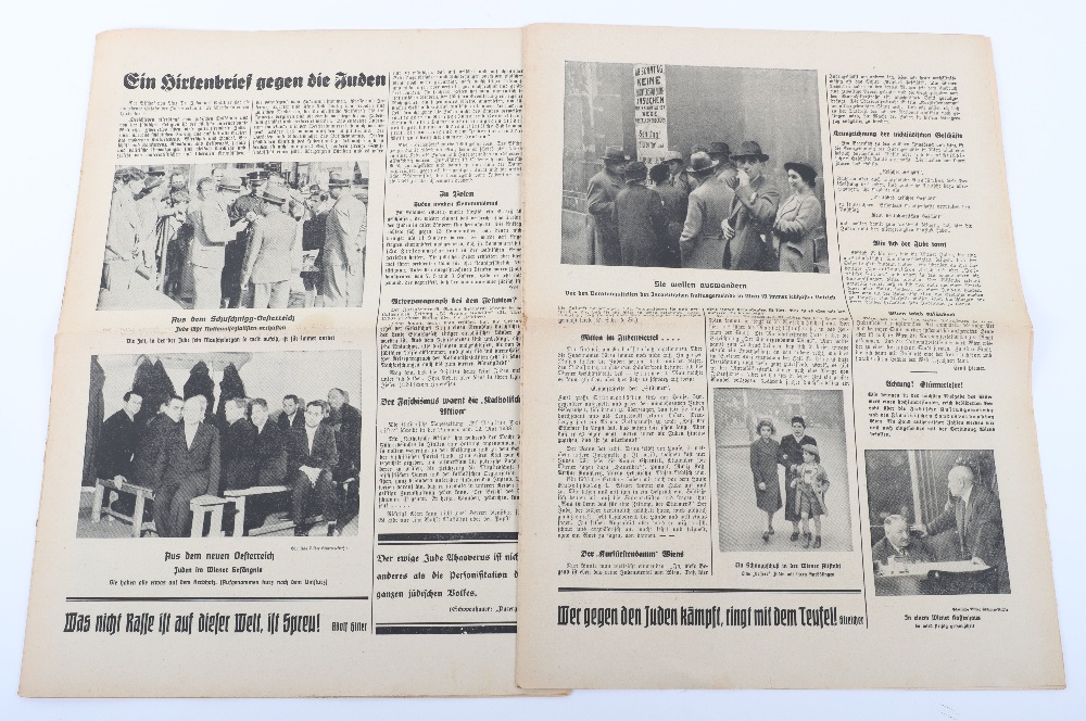 2x Editions of the Third Reich Newspaper Der Sturmer - Image 2 of 2