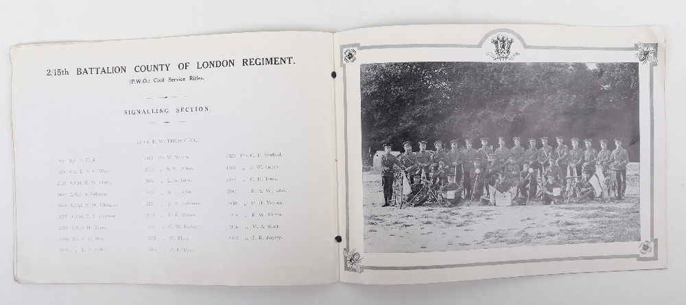 Books - 2/15 Battalion County of London Regiment (P.W.O.) Civil Service Rifles - Image 5 of 6