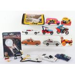 Quantity of Unboxed Corgi Toys Tv/Film related model vehicles,