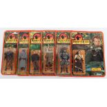 Six Kenner Robin Hood Prince Of Thieves original carded Figures