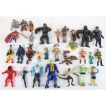 Large Quantity of mixed 1990s/2000s loose action figures