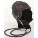 WW2 Period Leather Flight Helmet