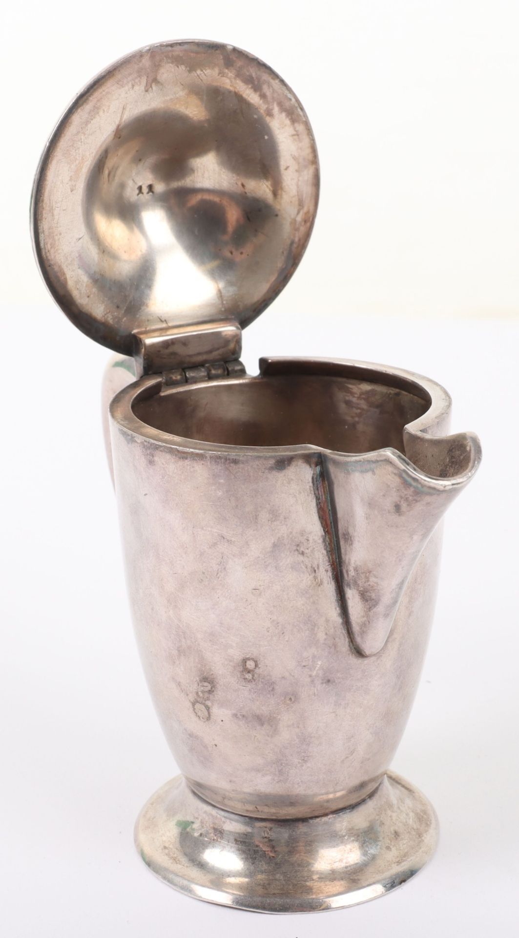 Third Reich Der Deutsche Hof Hotel Formal Tableware Silver Plated Single Cup Coffee Pot - Image 7 of 8