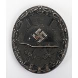 WW2 German Black Wound Badge by Klein & Quenzer A.G (65)