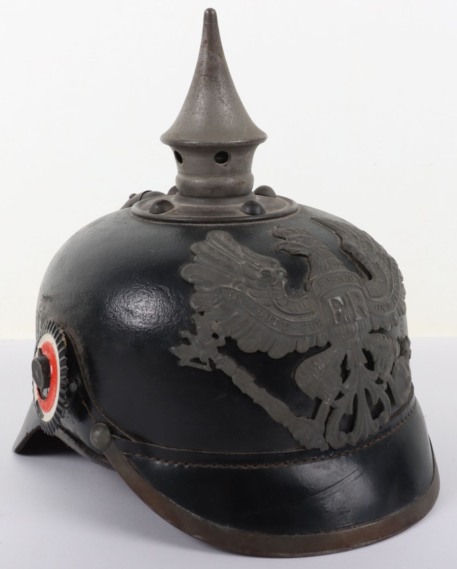 WW1 Prussian Regimentally Marked M-15 Pickelhaube - Image 3 of 13