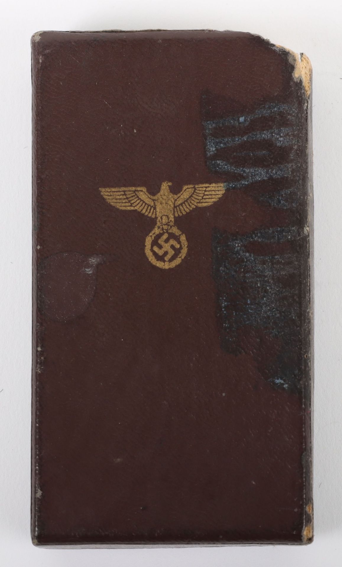 Third Reich NSDAP 10 Year Service Medal Card Box of Issue
