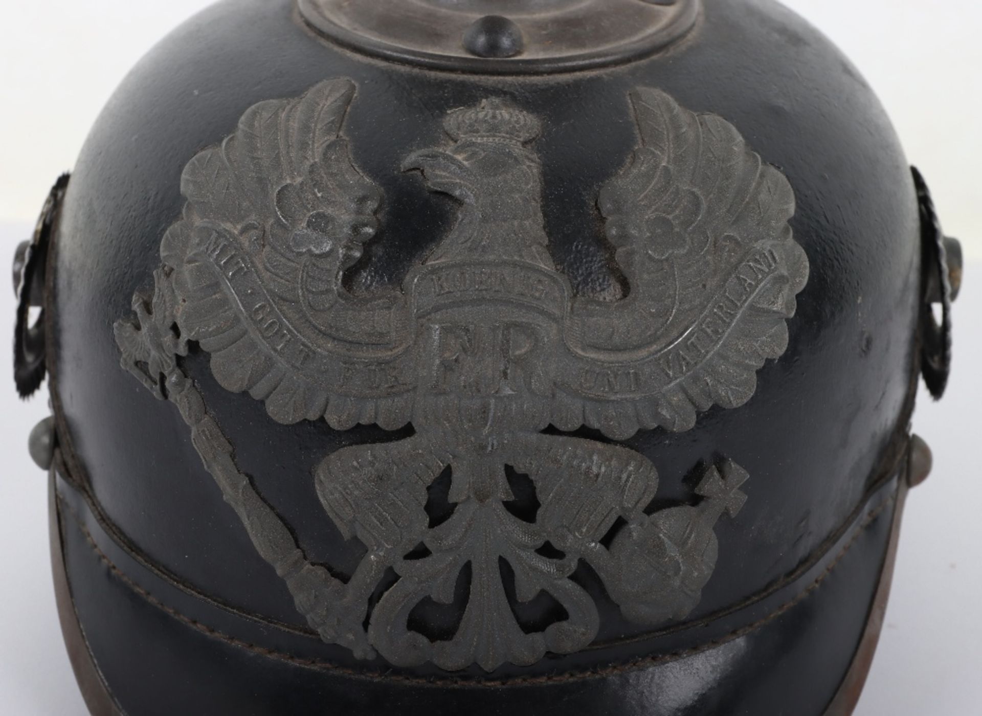 WW1 Prussian Regimentally Marked M-15 Pickelhaube - Image 2 of 13