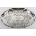 A Metropolitan Police R Division Presentation Tray,