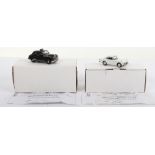 Two Jemini Hand built white metal Police Models