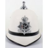 Isle of Man Police Ball Top White Summer issue Helmet