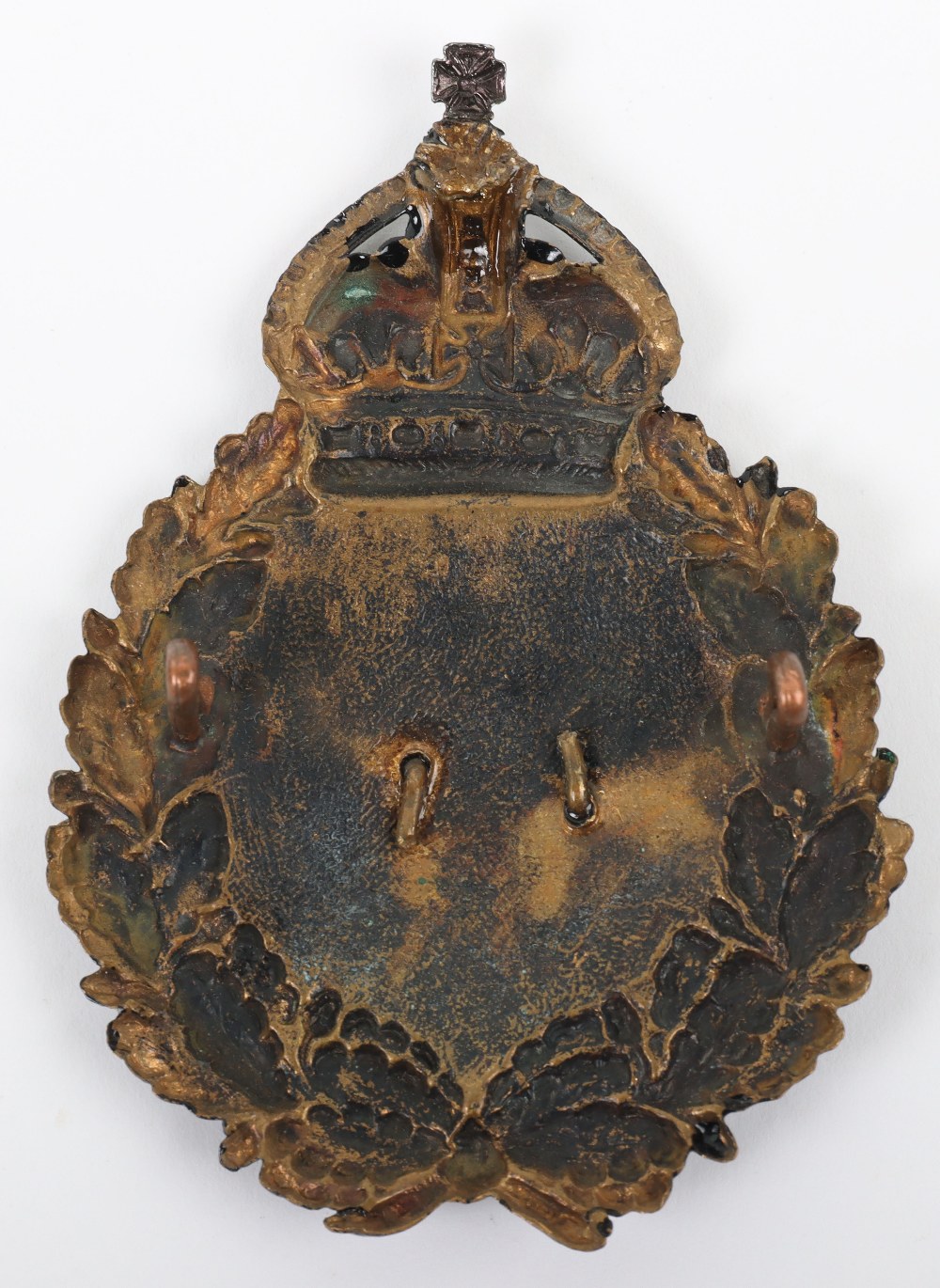 Hampshire Constabulary Helmet Plate Kings crown - Image 2 of 2