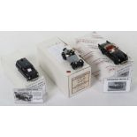 Three Crossway Hand built white metal Police Models