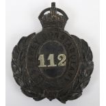 Surrey Constabulary Kings Crown Helmet Plate Pre 1935
