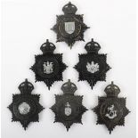 Six Kings Crown Black Night Police Helmet Plates