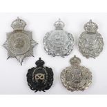 Five Kings Crown Police Helmet Plates