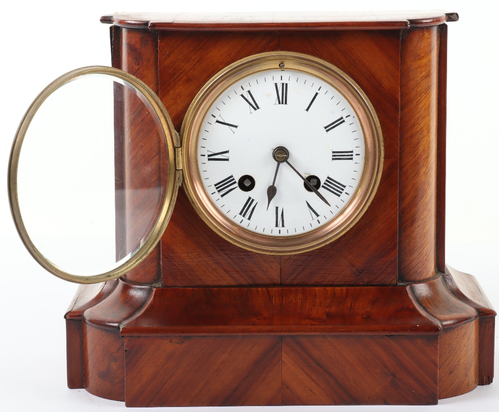 A 19th century mahogany mantle clock - Image 2 of 10