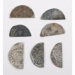 Henry III (1216-1272) Cut pennies and farthings