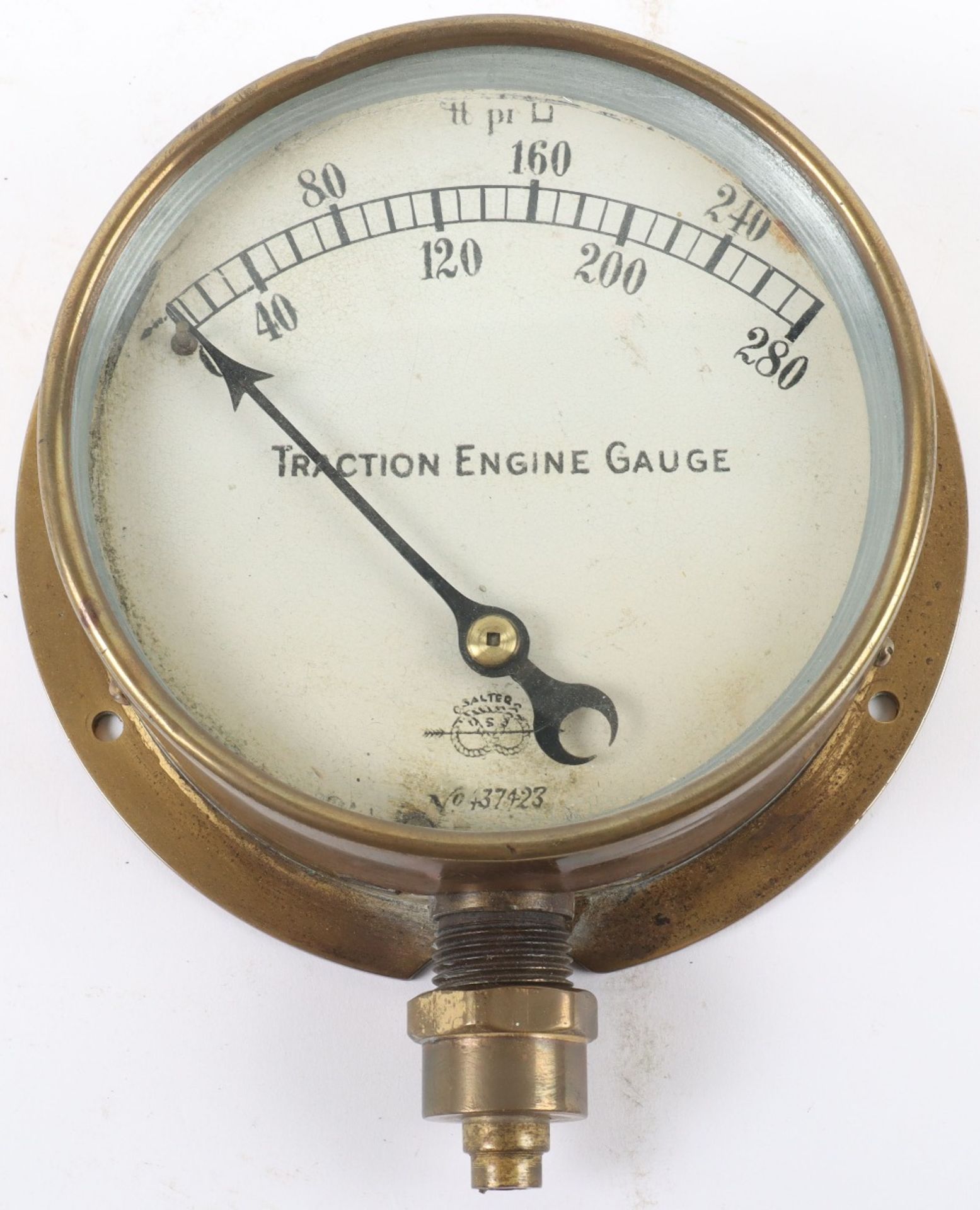 A Salter Traction Engine Gauge pressure gauge