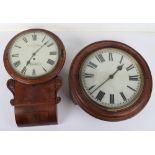 Three 19th century wall clocks, Bell Company Bristol, L Pollard Canterbury