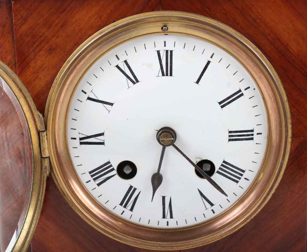 A 19th century mahogany mantle clock - Image 3 of 10