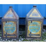 Two Gamages Motor Oil five gallon cans
