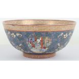 A large Chinese export Canton bowl for the Islamic market