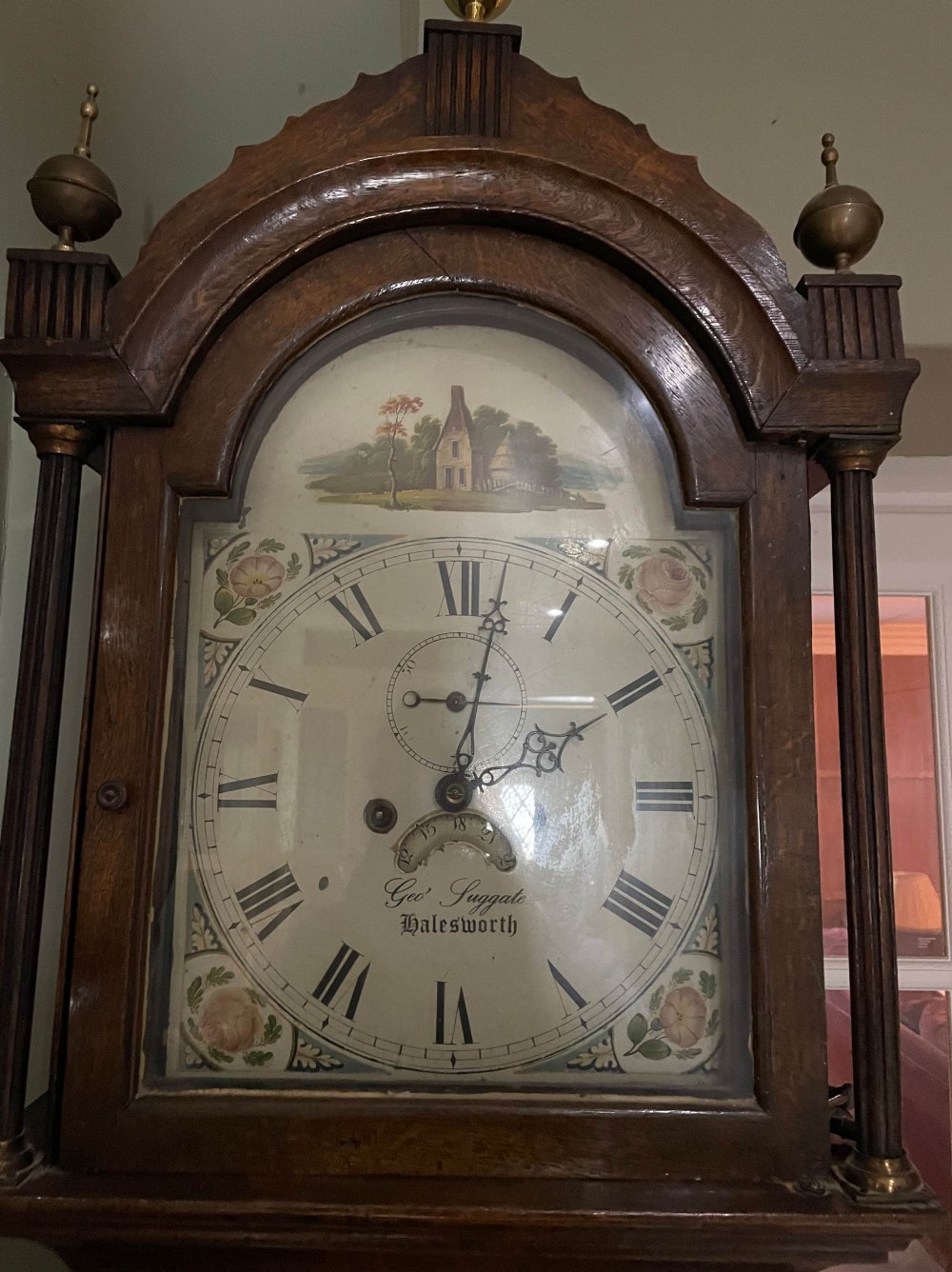 A 19th century mahogany longcase clock, George Suggate, Halesworth - Bild 3 aus 3