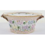A Royal Copenhagen Floral Danica porcelain basket